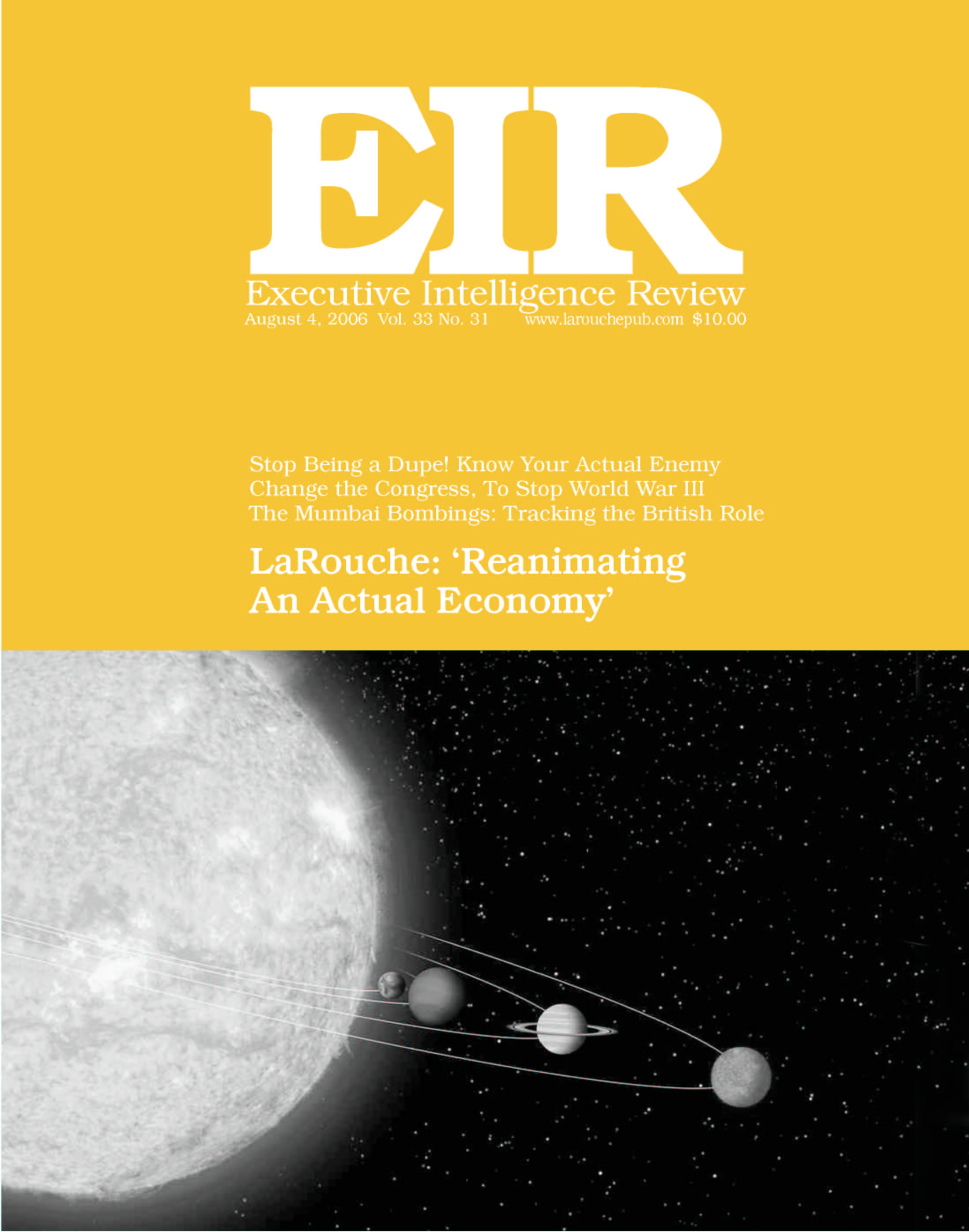 Current EIR Cover