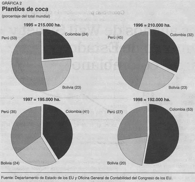 plantíos de coca