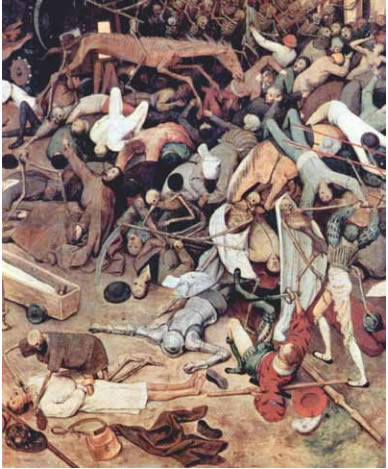 Pieter Bruegel, “Triumph of Death” (1562), detail.